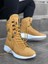 600 Bağcıklı Camel Sarı Boksör Unisex Spor Postal Bot 1