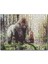 Cakapuzzle Çocuk ve Goril Görseli 255 Parça Puzzle Yapboz Mdf (Ahşap) 1
