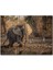 Cakapuzzle Çamur Banyosu Yapan Fil ve Arkada Leylekler 120 Parça Puzzle Yapboz Mdf (Ahşap) 1