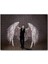 Cakapuzzle Lucifer ve Ak Kanatları Dijital Çizim 255 Parça Puzzle Yapboz Mdf (Ahşap) 1