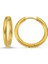 Çelik Gold 23 mm Halka Küpe 1