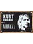 Vintage Ahşap Poster Kurt Cobain Nirvana 1