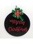 Yılbaşı Süsleri Marry Christmas Kapı Süsü - Siyah 16165 1