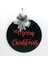 Yılbaşı Süsleri Marry Christmas Kapı Süsü - Siyah 16169 1