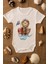 Erkek Ekru Bebek Denizci Baskılı Çıtçıtlı Body 5013 1