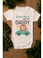 Erkek Ekru Bebek Daddy Baskılı Çıtçıtlı Body 5022 1