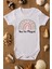 Rainbow You Are Magical Organik Baskılı Beyaz Çıtçıtlı Body Zıbın 5062 1