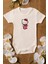 Kız Bebek Hello Kitty Organik Baskılı Pamuklu Ekru Çıtçıtlı Body Zıbın 5096 1