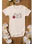 I Love You Minnie Mouse Organik Baskılı Pamuklu Ekru Çıtçıtlı Body Zıbın 5109 1