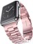 Apple Watch Uyumlu 42-44MM Krd5 Klasik Metal Kordon Pembe 1
