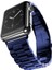 Apple Watch Uyumlu 38-40MM Krd5 Klasik Metal Kordon Lacivert 1