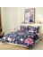 Premium Luxury Çift Kişilik Nevresim Takımı 3D Pamuk Saten Purple Paisley 1