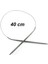 Çelik Telli Misinalı Şiş 40 cm 1