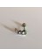 Cerrahi Çelik Gökkuşağı Zirkon Taşlı Dört Top Piercing 6 mm 1