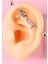 Cerrahi Çelik Yılanlı Köprü Piercing-Bar Uzunluğu 36mm-1 adet 3