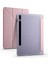 Samsung Galaxy Tab S7 Fe Lte T730 T735 T737 Kılıf Kalem Bölmeli Trifolding Case Rose Gold 3