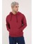 Bordo  Kapşonlu Sweatshirt 2