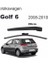 Vw Golf 6 Arka Silecek Kolu ve Süpürgesi Set 2008 - 2010 2