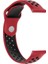 Huawei Watch Gt 3 Active 42MM Kordon Delikli Çift Renk Silikon Kırmızı 1