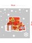Yılbaşı Hediye Paket Kutuları ve Kar Taneleri Vitrin Sticker Yapıştırma 1