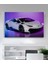 Neon Lamborghiniaraba Kanvas Tablo 1