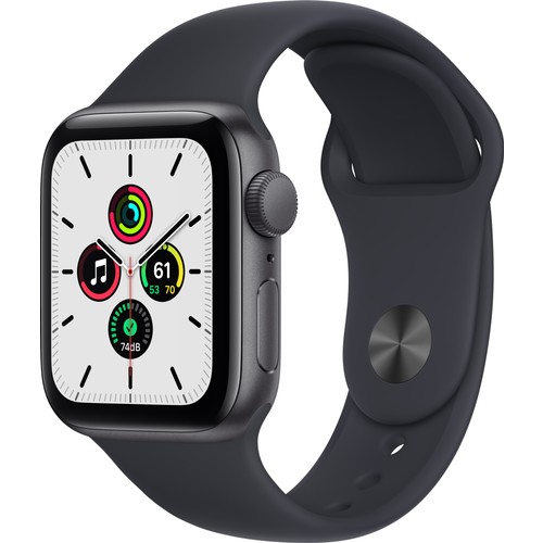 Apple Watch Se Gps, 40MM Grisi Alüminyum Kasa ve Spor Kordon