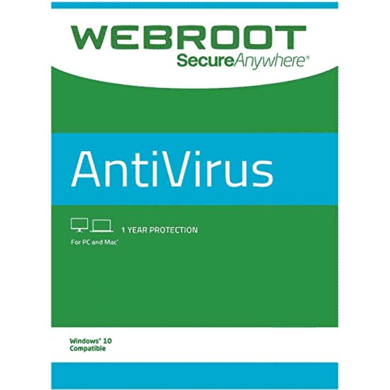 Webroot Secureanywhere Antivirus 3 Cihaz 1 Yıl – Aktivasyon Kodu / Key