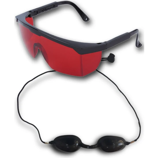 Armoni 2 Gözlük Lazer Epilasyon Estetisyen Kırmızı Ipl Hasta Siyah Ipl Gözlük Koruyucu Ipl Gözlüğü