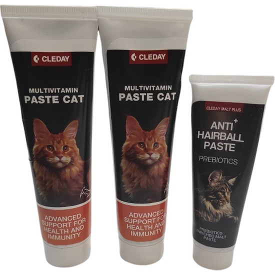 Cleday Multivitamin Paste Cat & Kedi Vitamini 100gr 2 adet Fiyatı