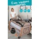 Baby Home 8 in 1 Corso 940 Seyahat Travel Sistem Bebek Arabası 600 Nanny Oyun Parkı Yatak Beşik