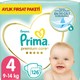 Prima Bebek Bezi Premium Care 4 Beden 126 Adet Aylık Fırsat Paketi