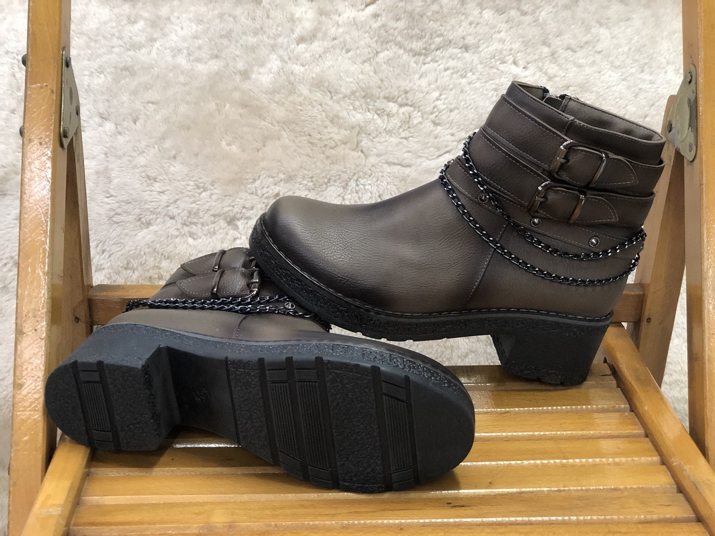 Baldano Unisex Ipli Kaymaz Taban Süet Klasik Model Oxfort Ayakkabı görsel 4