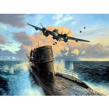 Womb Hobby Denizaltı Sayılarla Boyama  Seti 40 x 50 cm Tuval Şasesine Gerili)