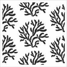 Cadence Home Decor Mini Stencıl HDM-122 25 x 25 cm