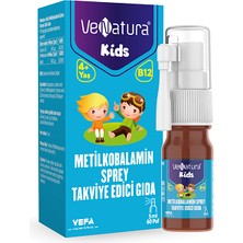 Vefa Venatura Çocuklar Için B12 Vitamini (Metilkobalamin) 5 ml Sprey 2 Adet+Venatura Kids D3 400 Iu