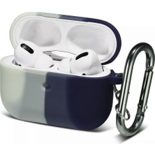 Coverzone Airpods 3 Kulaklık Koruyucu MDL03 Anahtarlıklı Silikon Kapak Kılıf Black Colors