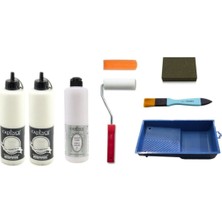 Cadence 1 Litre Pak Beyaz Boya 500ML Mat Vernik Set
