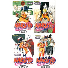 Naruto 18-19-20-21. Ciltler Manga Seti - Masaşi Kişimoto