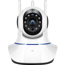 Romane Wifi Ip Kamera 1080P Hd Kapalı Kablosuz Kamera Gece Görüş 2.0mp Ağ Kamerası Iki Yönlü Ses Güvenlik Gözetleme 3 Antenli Kablosuz Bebek Monitörü (Yurt Dışından)