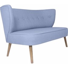 Ze10 Design Bienville Loveseat İkili Kanape Indigo Mavi