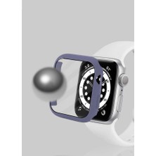 Case 4U Apple Watch 7 Cam Ekran Koruyucu Çerçeveli Kenar Full Koruma Gard 01 45mm