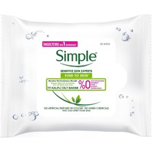 Simple Micellar Yüz Temizleme Mendili 25 Adet