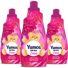 Yumoş Extra Konsantre Çamaşır Yumuşatıcısı Orkide 1440 ml 60 Yıkama X3 Adet