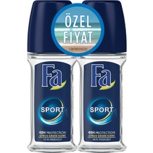 Fa Sport Unisex Deodorant Roll-On 50 ml 2'li