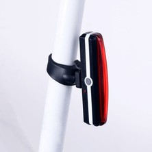 Enjoy Outdoor Bisiklet Kuyruk Işık Uyarı USB Şarj Edilebilir Güvenlik Dağ Bisikleti Gece Sürüş Ekipmanları LED Mavi Kırmızı Su Geçırmez Çok Fonksiyonlu (Yurt Dışından)