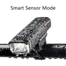 Enjoy Outdoor USB Bisiklet Işık Bisiklet Akıllı Sensör Uyarı Işığı Su Geçırmez Bisiklet Ön Işık Far El Feneri USB Şarj Gece Lambaları (Yurt Dışından)