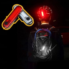 Enjoy Outdoor 4 Mod Mtb Bisiklet Işık Su Geçırmez Bisiklet Arka Lambası Cob LED USB Şarj Edilebilir Sürme Arka Işık Güvenlik Uyarı Bisiklet Işık Lambası (Yurt Dışından)