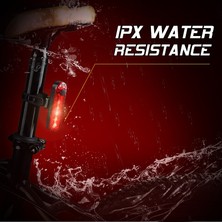 Enjoy Outdoor 4 Mod Mtb Bisiklet Işık Su Geçırmez Bisiklet Arka Lambası Cob LED USB Şarj Edilebilir Sürme Arka Işık Güvenlik Uyarı Bisiklet Işık Lambası (Yurt Dışından)