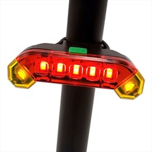 Enjoy Outdoor USB Şarj Edilebilir Bisiklet Işık LED Su Geçırmez Mtb Yol Bisikleti Kuyruk Işık Sinyali Arka Lamba Güvenlik Uyarısı Gece Bisiklet Aksesuarları (Yurt Dışından)