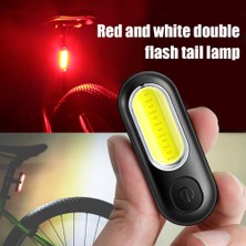 Enjoy Outdoor 5 Mod Bisiklet Kuyruk Lambası Cob LED Bisiklet Lambası USB Şarj Edilebilir Mtb Arka Lamba Bisiklet Arka Lambası Bisiklet Güvenlik Kaskı Uyarı Işığı (Yurt Dışından)